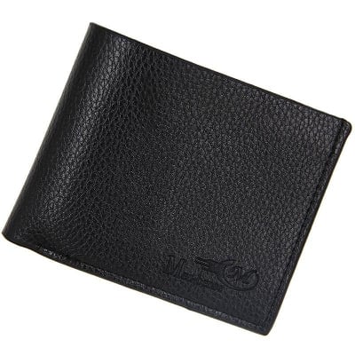 Picture of MenBense Leather Wallet Fashion Short Bifold Men Wallet - Black