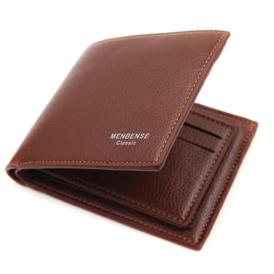 Picture of New Style Leather Short Men's Wallets - Brown