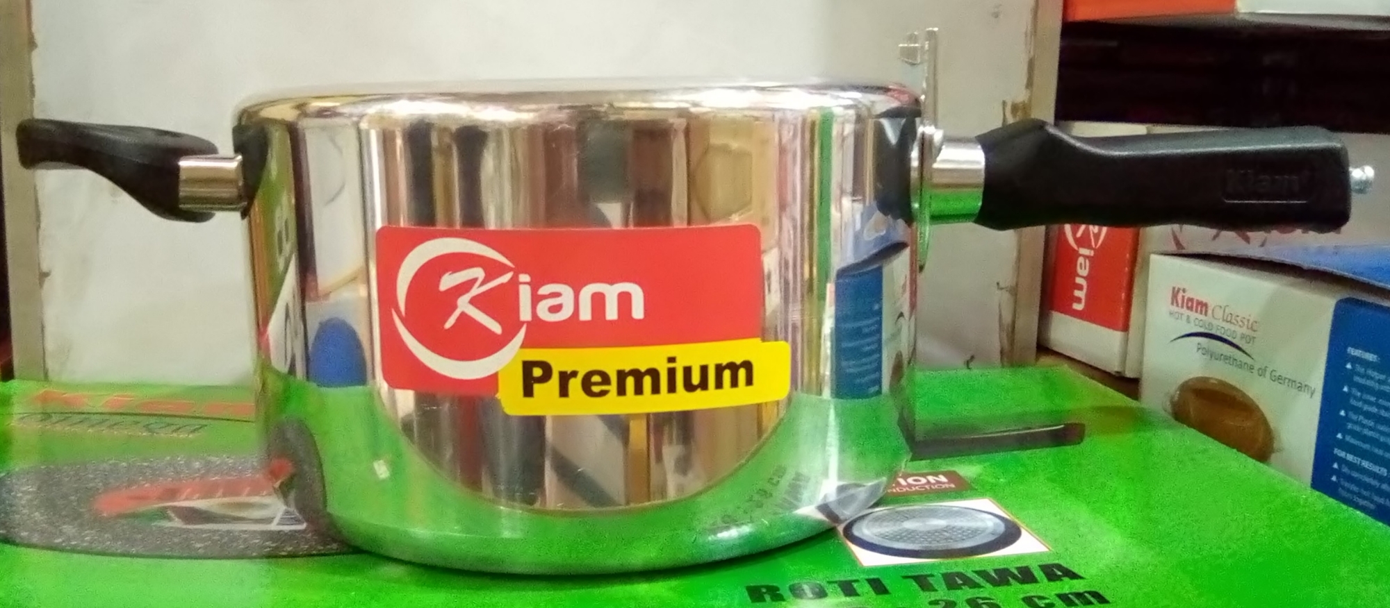 Picture of Induction Kiam Premium Pressure Cooker (ORDER AS PER SIZES) (Silver6.5L)