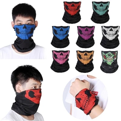 Picture of Bicycle Handkerchief Half Face  Scarf