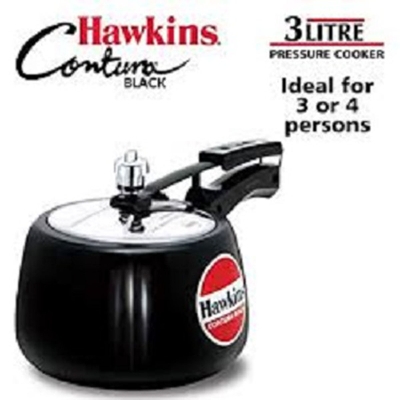 Picture of Hawkins Contura Pressure Cooker 1.5 Liter - 6.5 Liter BLACK (Ash3)