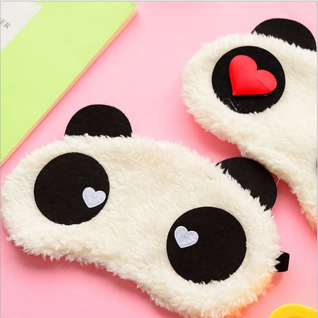 Picture of Cute Face White Panda Eye Mask - White