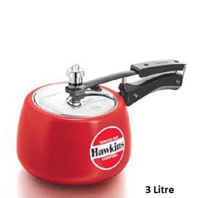 Picture of Hawkins Contura Color Pressure Cooker 3-5 Liter (Tomato Red) (Red3)