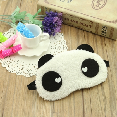 Picture of Korean eye cute panda sleep eye mask - White