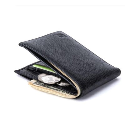 Picture of Leather wallet lastest men purse wallet - Black