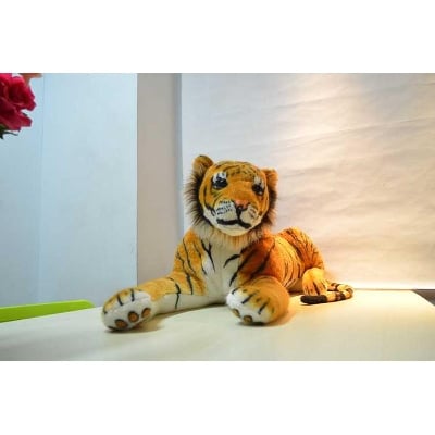 Picture of Woolen Tiger Stuffed Toys - Yellow