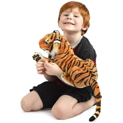 Picture of Tiger Cub Stuffed Animal Toy - Yellow - Yellow