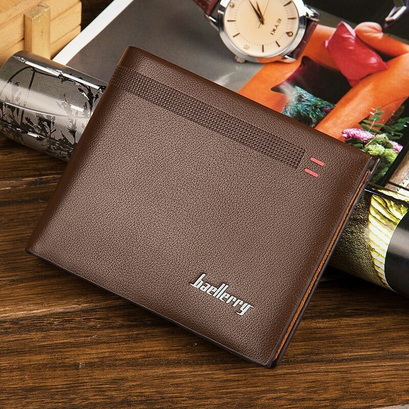 Picture of Baellerry Business PU Leather Wallet Coin Zipper - Chocolate
