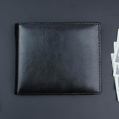 Picture of Latest Design Slim Men Wallets - Black