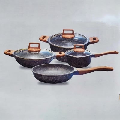 Picture of Kiam Non-Stick 7 Pcs Cookware Set (Induction bottom) (Multicolor-Diecasting)