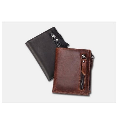 Picture of Men's Leather Zipper wallet For Men