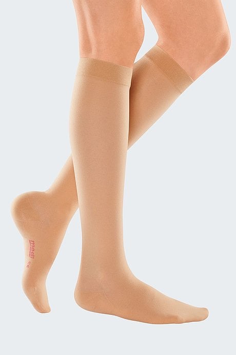 Picture of skin colour Sun protection transparent ladies socks
