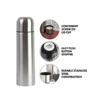 Picture of 350ML ALL STEEL HOT/COLD WATER FLASK/TEA FLASKS/VACUUM BOTTLE (Multicolor)