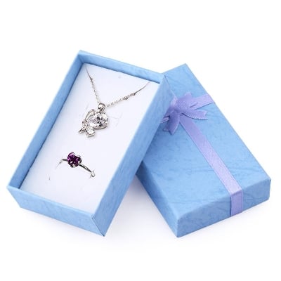 Picture of Fashion Colorful Paper Long Jewelry Box(Null)