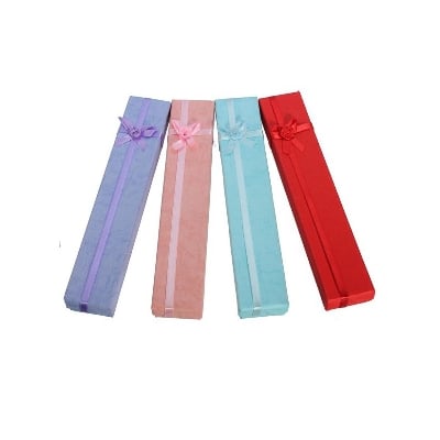 Picture of Fashion Colorful Paper Long Jewelry Box(Null)