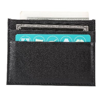 Picture of Credit or Debite and visiting Slim Card Holder - Black