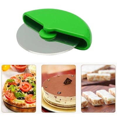 Picture of Stainless Steel Pizza Cutter - Green