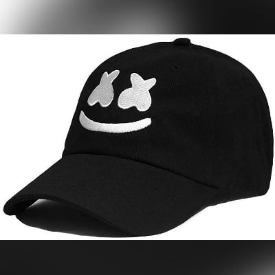 Picture of Boys Marshmello cap - Black
