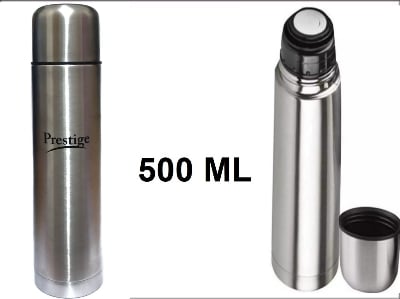 Picture of ALL STEEL HOT/ COLD WATER FLASK/TEA FLASKS/VACUUM BOTTLE 350ML-1000ML (Silver500)