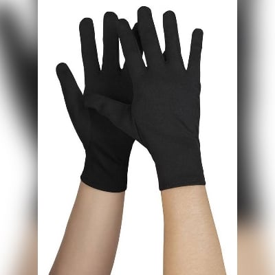 Picture of Cotton Protective Unisex Gloves - Black