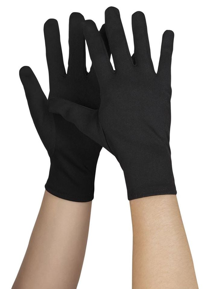 Picture of Cotton Protective Unisex Gloves - Black