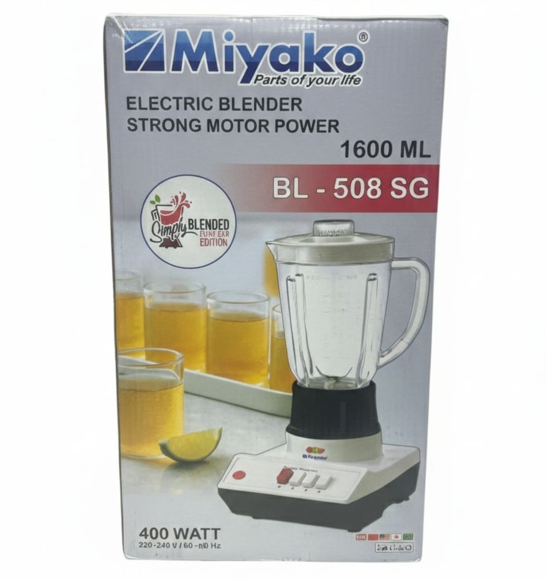 Picture of Miyako BL-508SG Blender Plus Juicer 400Watts - Powerhouse for Versatile Kitchen Tasks 