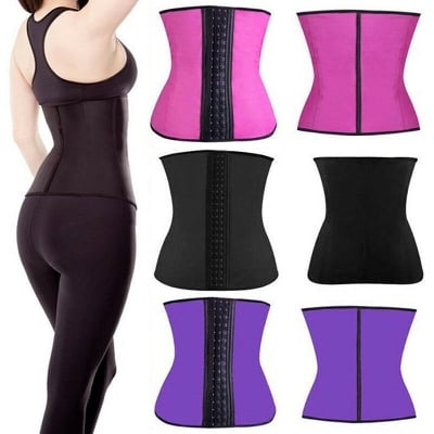 Picture of Latex Corset Sport Waist Trainer Cincher Body Kim kardashians Shaper Shapewear - Int: One size