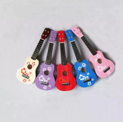 Picture of Plastic Toy Guitar For Kids Musical Instrument Pink and Blue mixed - 1 PCS