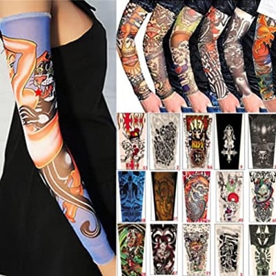Picture of 10 PCS Arm Sleeves Kit High Quality Sun Protection -Random-Color