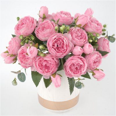 Picture of Artificial Flower Home Decoration Rose Bouquet Flower