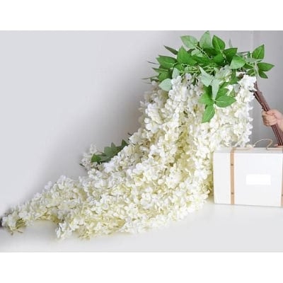 Picture of Artificial Silk Wisteria Vine Ratta Silk Hanging Flower Wedding Decor