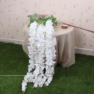 Picture of Artificial Silk Wisteria Vine Ratta Silk Hanging Flower Wedding Decor