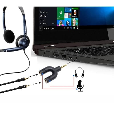 Picture of Music Listening Dual Splitter 3.5mm Audio Converter