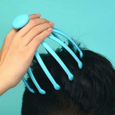 Picture of Twelve Claw Ball Head Massager Beads Manual Head Massage Eight Claws Massager Portable Hand Held Scalp Massager