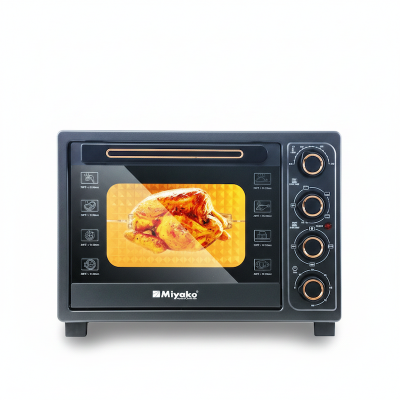 Picture of Miyako MT-450RCL-D-RB Double Glass Door Multifunctional Electric Oven With Air Fryer Black