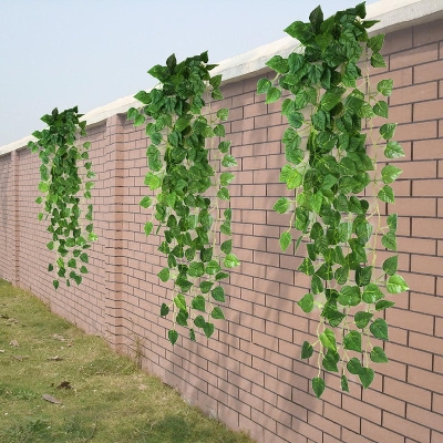 Picture of Artificial Plant Creeper Green Leaves Party Home Decora DIY Hanging
