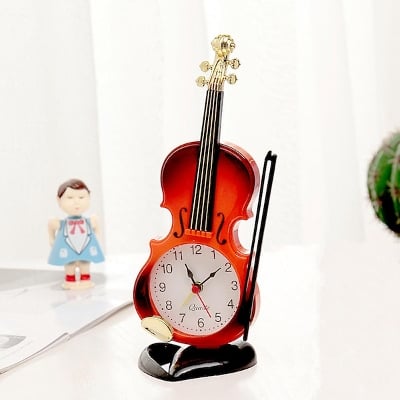 Picture of Creative Gifts Unique Violin Alarm Clock