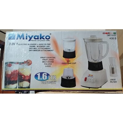 Picture of Miyako Blender with juicer Filter | Capacity : 1.6 Litre | Model : 408 B 