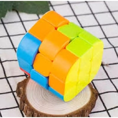 Picture of Cylinder Shape Rubiks Cube