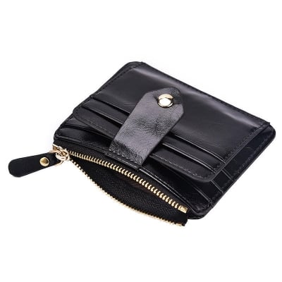 Picture of 8 Card holder Slots with Zipper pocket wallet for Men