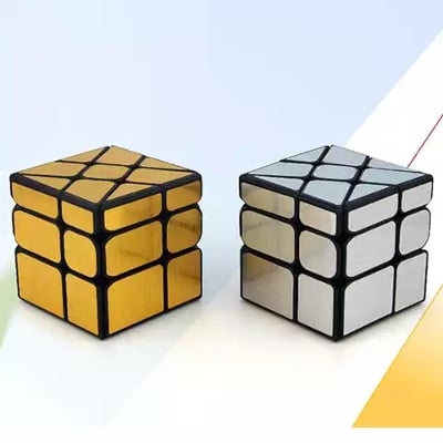 Picture of 1 PCS Cube Puzzle -Silver - Silver