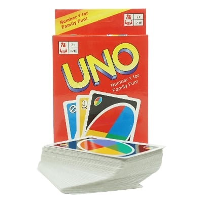 Picture of Paper Uno Card Game - Multi Color