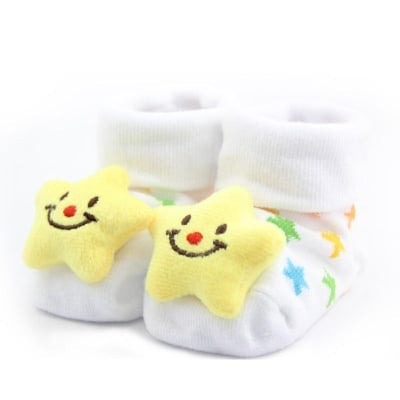 Picture of 1 pair 3D Cute Cartoon Design Unisex Baby Socks (Multi-Color)