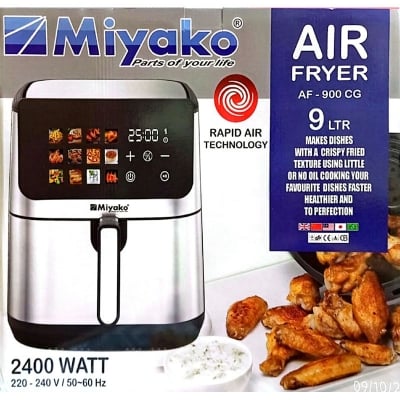 Picture of Miyako Digital Touch Control Panel 9 Ltr Air Fryer AF-900 CG Multicolor