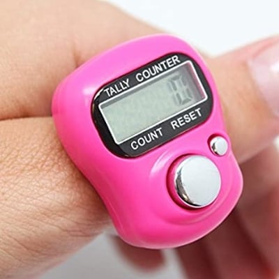 Picture of 1 pcs  Digital Ring Finger Hand Tally Counter - Multi-color