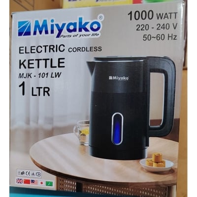 Picture of 1 Liter Miyako electric kettle MJK-101 LW Multicolor