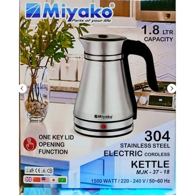 Picture of 1.8 Liter Miyako electric kettle MJK-37-18 Multicolor