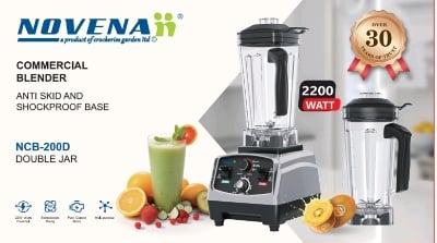 Picture of Novena 2200 WATT 2 Liter commercial blender NCB-200D DOUBLE JAR 