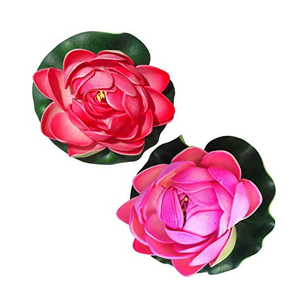 Picture of Artificial Fake Lotus Water lily Floating Flower Garden Pool Plant Ornament lifelike
