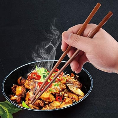Picture of 1 Pair  Natural Health for Cooking Eating, Korean Japaness Style,9.8 inch Long